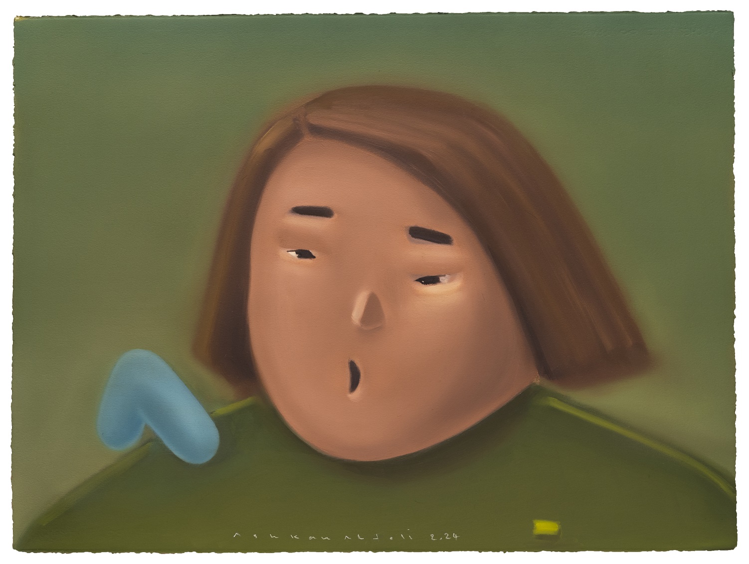 Untitled, oil on cardboard, 56 x 76 cm, 2024