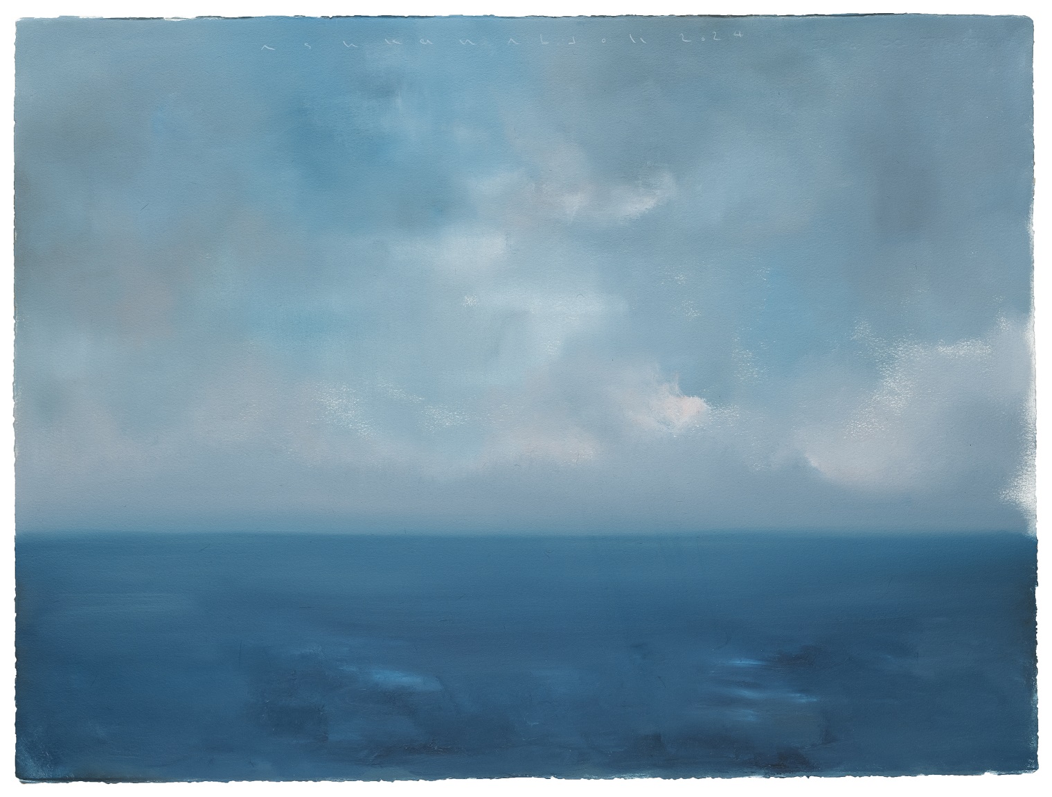 Untitled, oil on cardboard, 56 x 76 cm, 2024