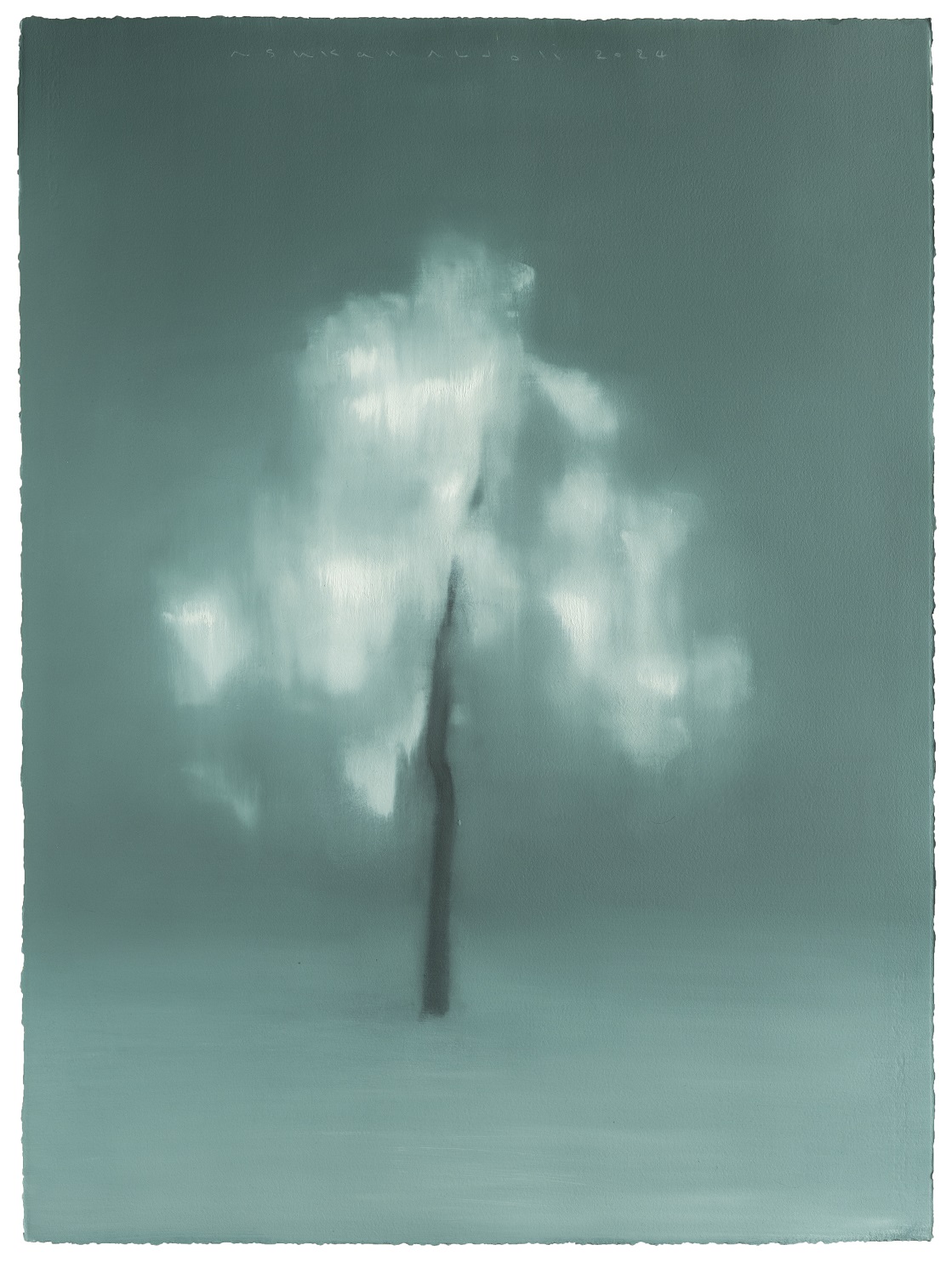 Untitled, oil on cardboard, 76 x 56 cm, 2024