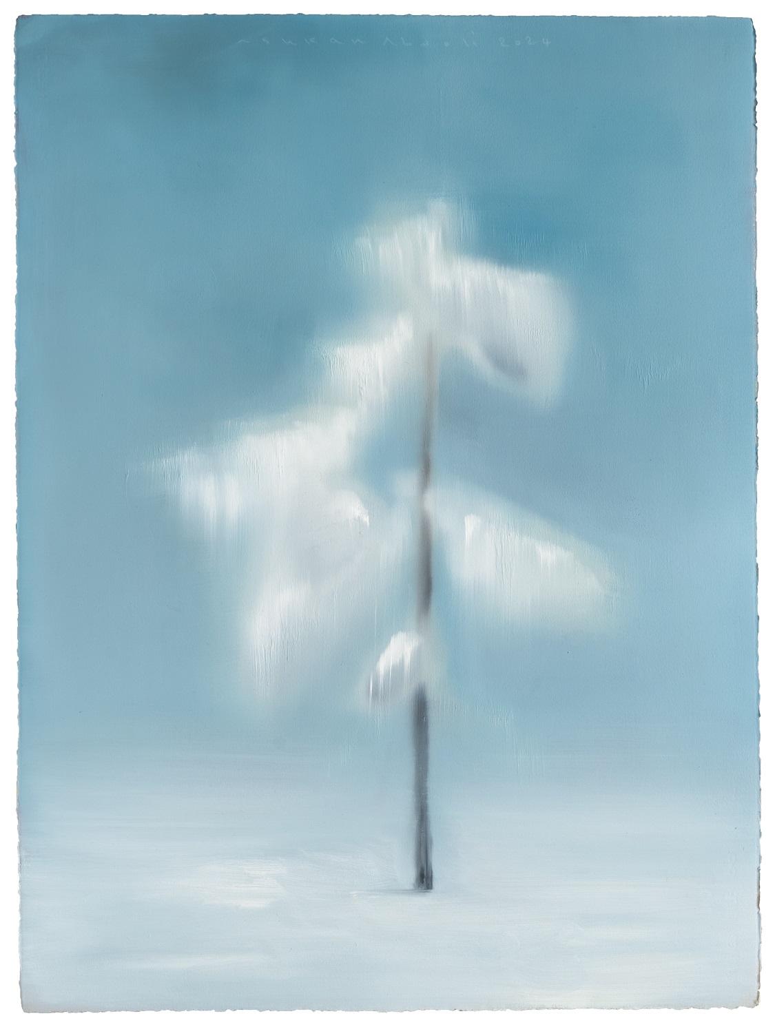 Untitled, oil on cardboard, 76 x 56 cm, 2024