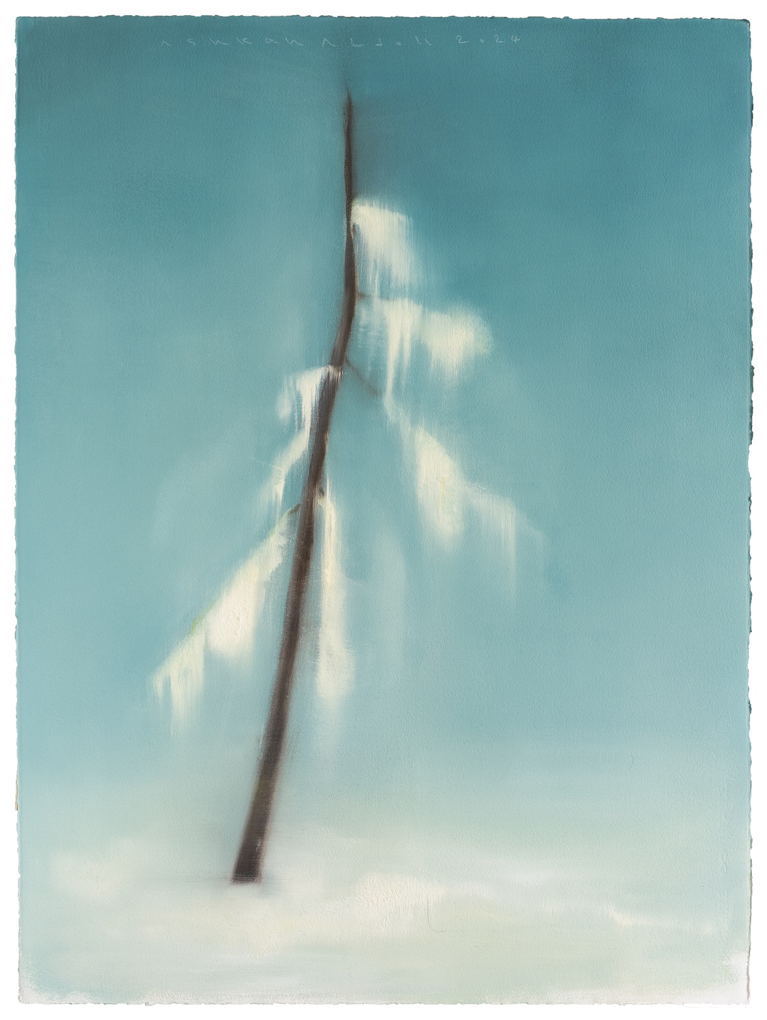 Untitled, oil on cardboard, 76 x 56 cm, 2024